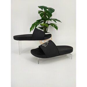 OVO October's Very Own Black Slides Slip On Sandals Size 7 US